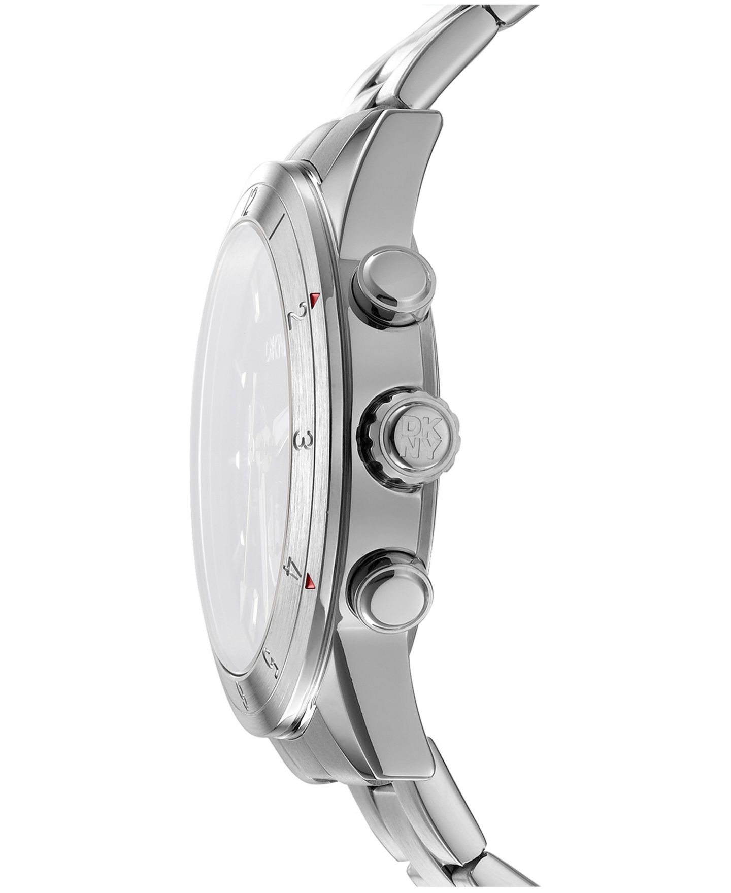 Мужские часы DKNY Quartz Stainless Steel Bracelet Watch, 44mm, цвет: Серебряный — фото 3
