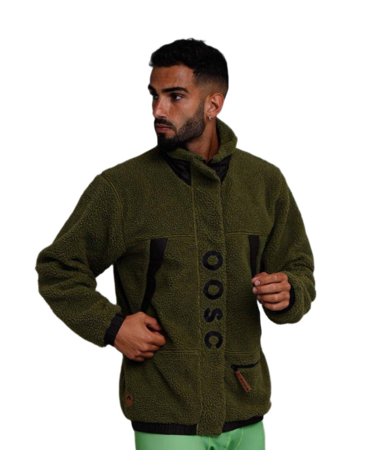 Oosc Men's Sherpa Fleece Jacket