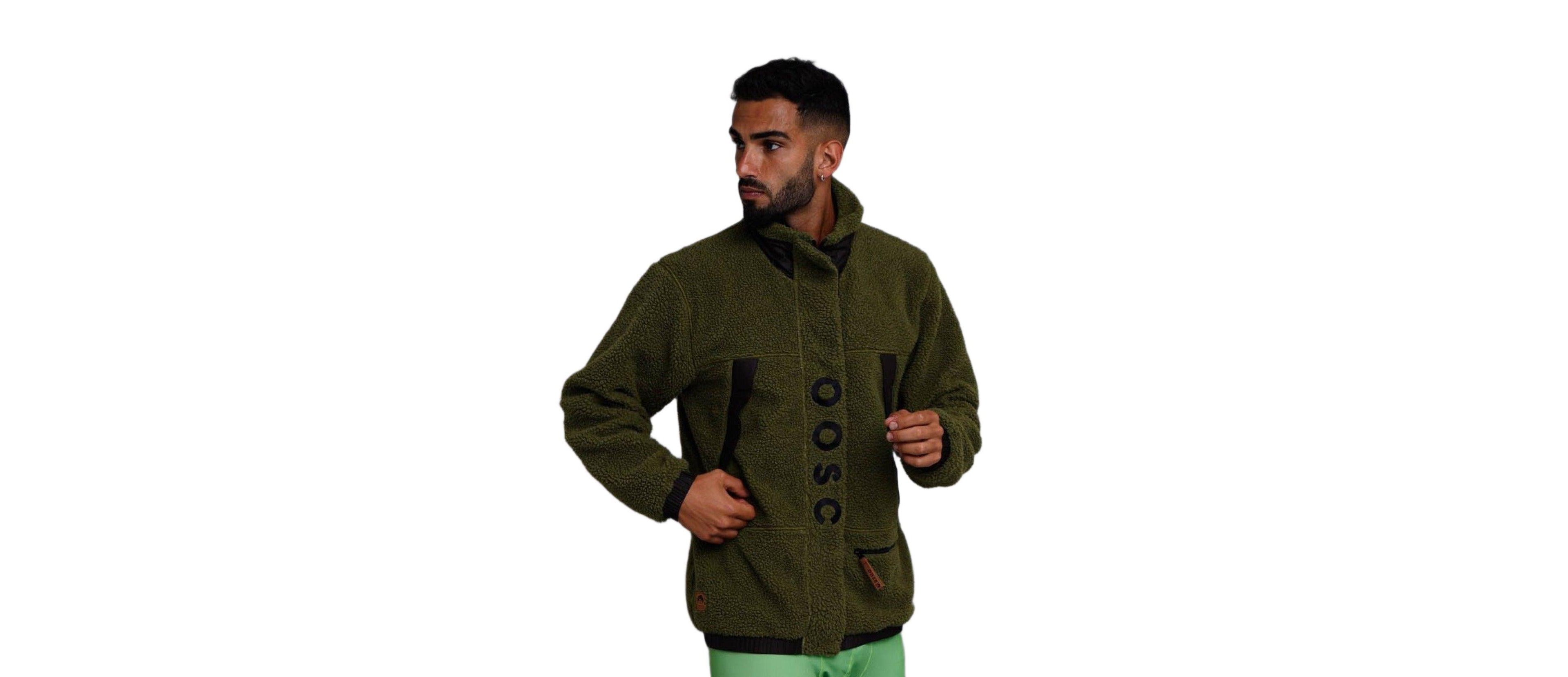 Oosc Men's Sherpa Fleece Jacket