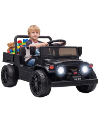 Toyota FJ45 24V Powered Dump Bed Kids Ride-On Pickup, Ages 3-8
