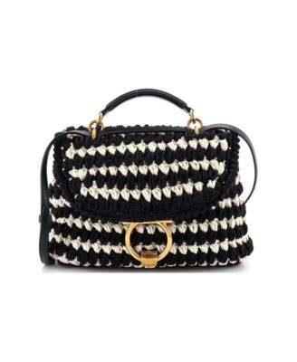 Small Margot Satchel Woven Fabric