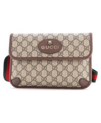 Neo Vintage Flap Belt Bag GG Coated Canvas