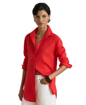 Women's Irene Relaxed-Fit Linen Shirt