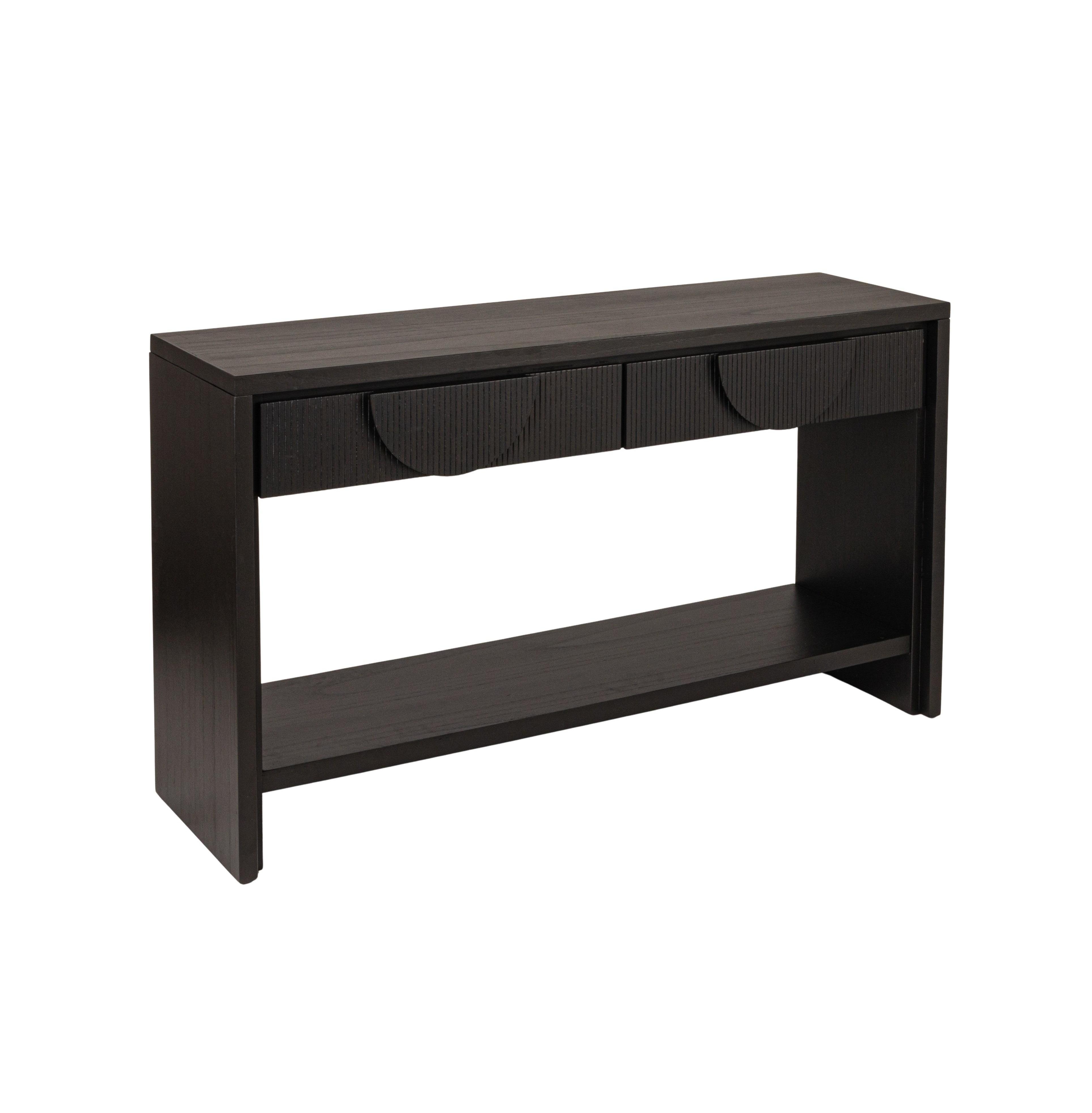 Storied Home Modern Console Table with Storage Drawers