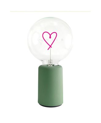 Bulb Heart with Base Table Lamp Portable Pop Nomad