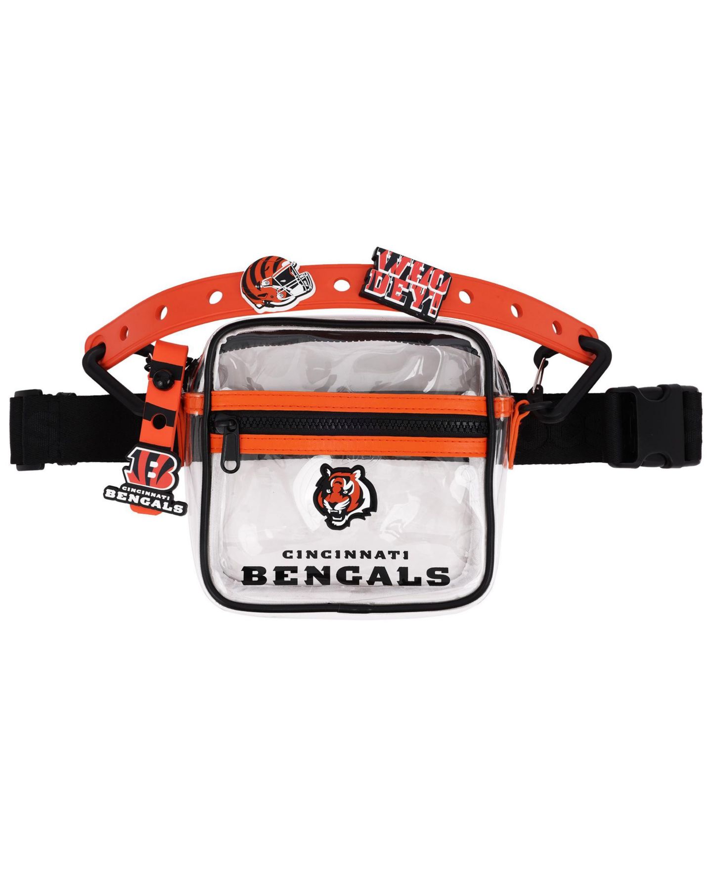 Мужская сумка Crocs Cincinnati Bengals Stadium-Approved Crossbody, цвет: Оранжевый — фото 1