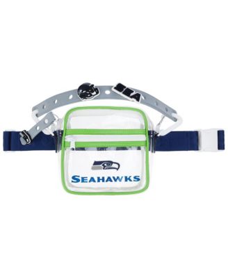 Men's Seattle Seahawks Clear Jibbitz-Compatible Crossbody Bag