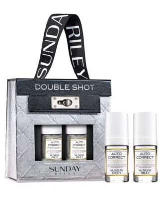 Double Shot Auto Correct Brightening + Depuffing Cream Duo