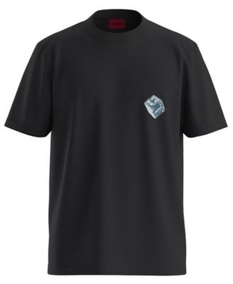 Men's Doudi Regular-Fit Crewneck Graphic Print T-Shirt