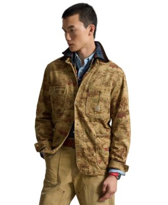 Men's Printed Utility Jacket