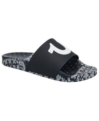 Men's 112 Paisley Footbed Horseshoe Logo Slide
