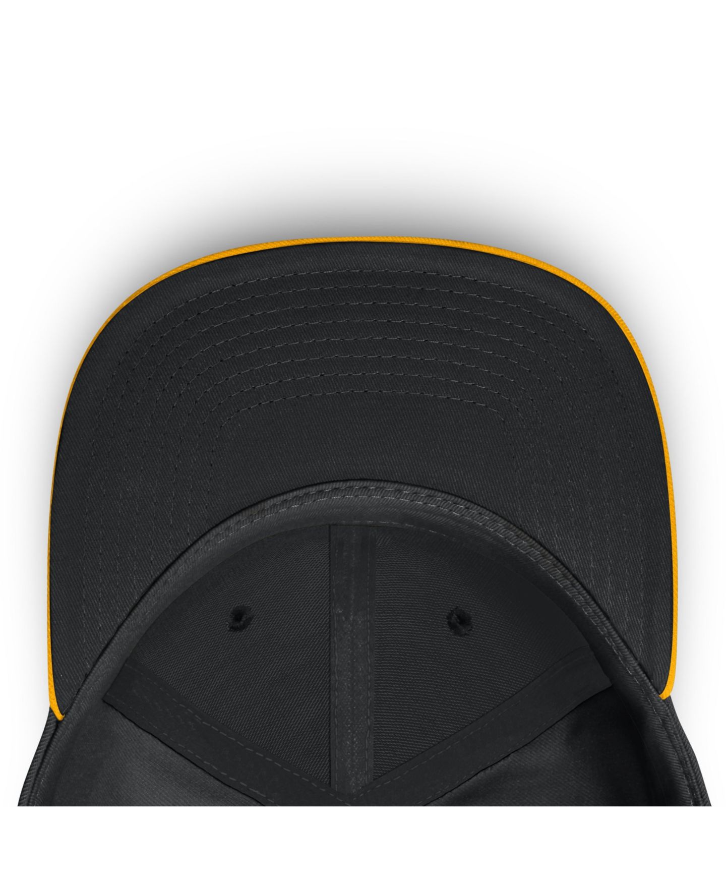 Мужская кепка Nike Black LSU Tigers Dri-FIT Primetime Script Fitted Hat — фото 4