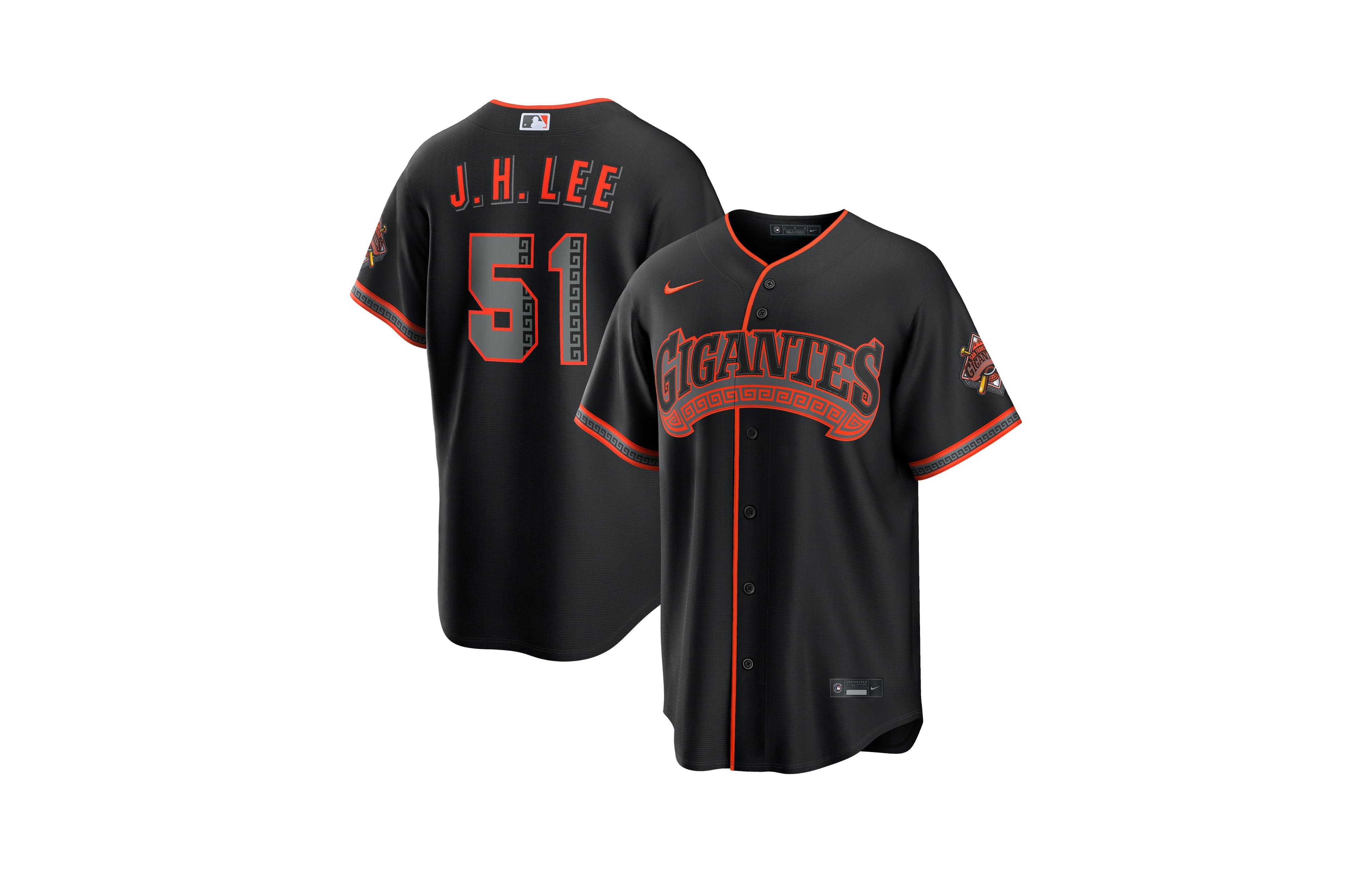Nike Men's Jung Hoo Lee Black San Francisco Giants Alternate Stadium Jersey