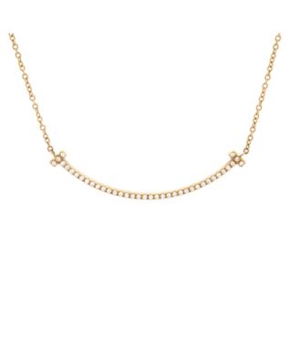 T Smile Pendant Necklace