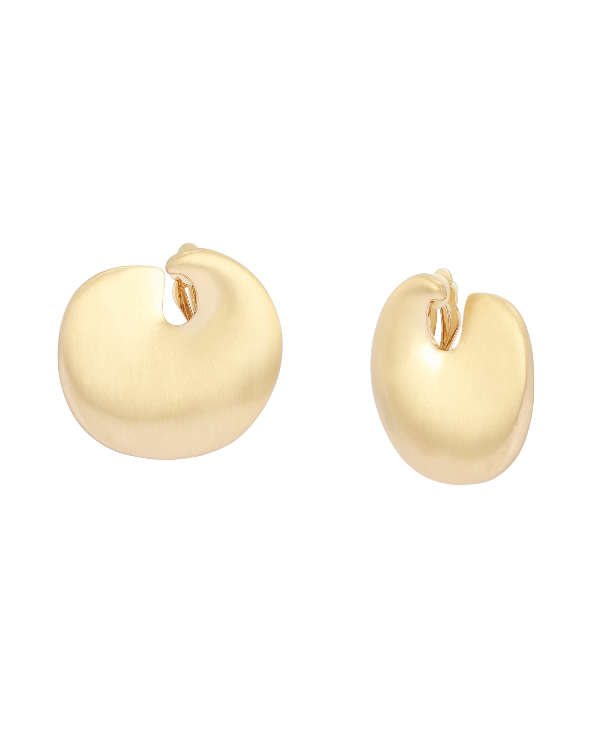 Robert Lee Morris Soho Gold-Tone Clip-On Statement Earrings - Shiny Gold