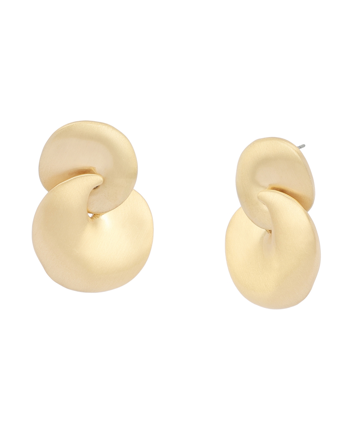 Robert Lee Morris Soho Gold-Tone Drop & Chandelier Post Back Earrings - Shiny Gold