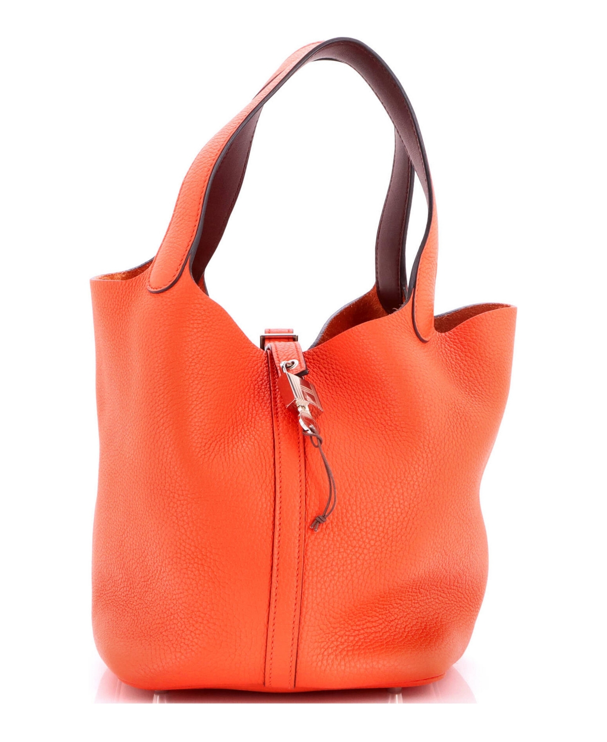 Pre-Owned Hermes Mm Eclat Picotin Lock Bag Clemence