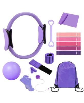 Pilates Beginner Home Workout Kit Complete 14 Piece Equipment Set