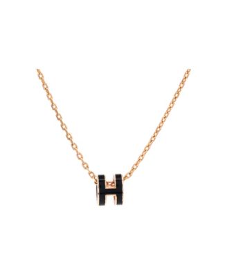Pre-Owned HERMES Pop H Pendant Chain Necklace