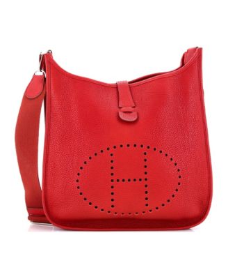 Pre-Owned HERMES GM Evelyne Bag Gen III Clemence