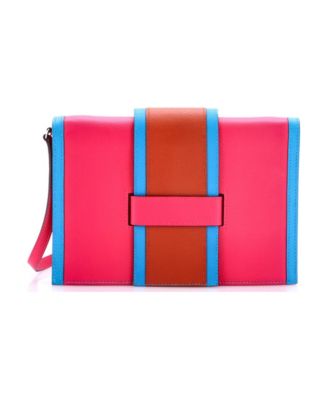 Pre-Owned HERMES H Passant Clutch Shoulder Bag Evercolor