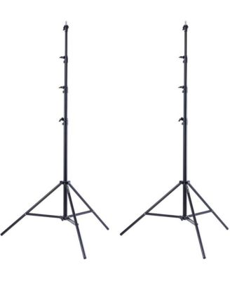 FPLS13 13' Pro Air-Cushioned Heavy-Duty Light Stands, 2-Pack