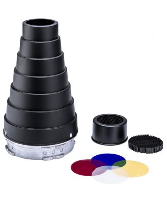 Snoot Kit Lightweight Crisp Direct Light for Flashpoint Mount Strobes