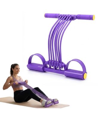 3 In 1 Adjustable Pedal Resistance Bands With Handles Full Body Workout Gear