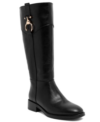 Women's Tallson Buckel Casual Block Heel Boots
