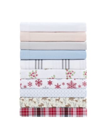 Cotton Brushed Flannel 4-Piece Sheet Sets