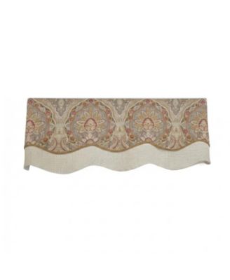 100% Cotton Prague Trimmed Glory Lined Window Valance 50" x 17"