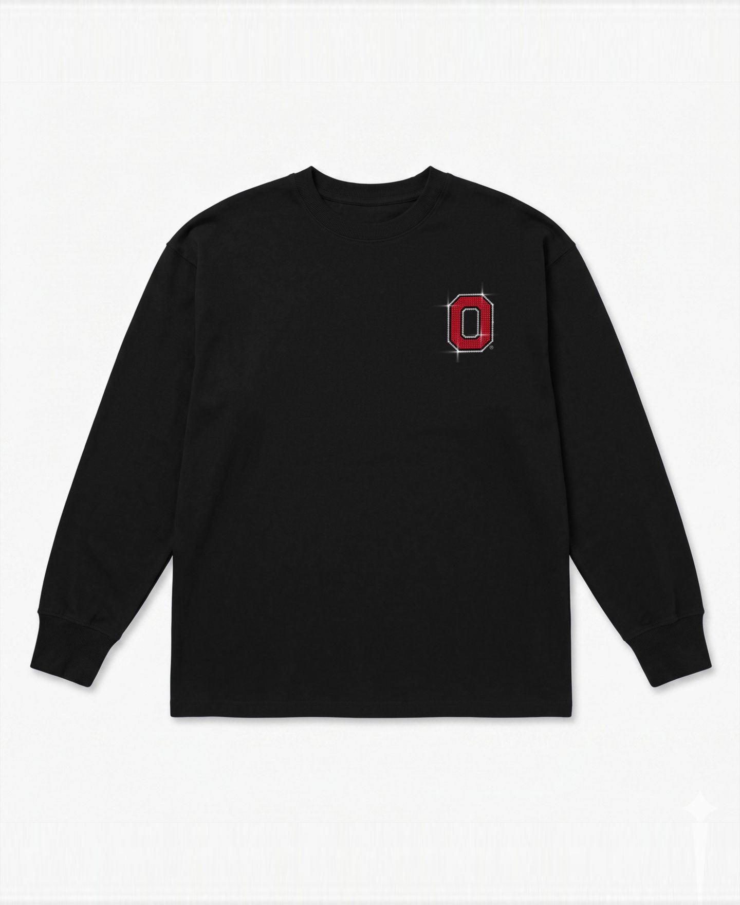Женская футболка Gameday Couture Black Ohio State Buckeyes Light It Up Rhinestone Long-Sleeve — фото 6