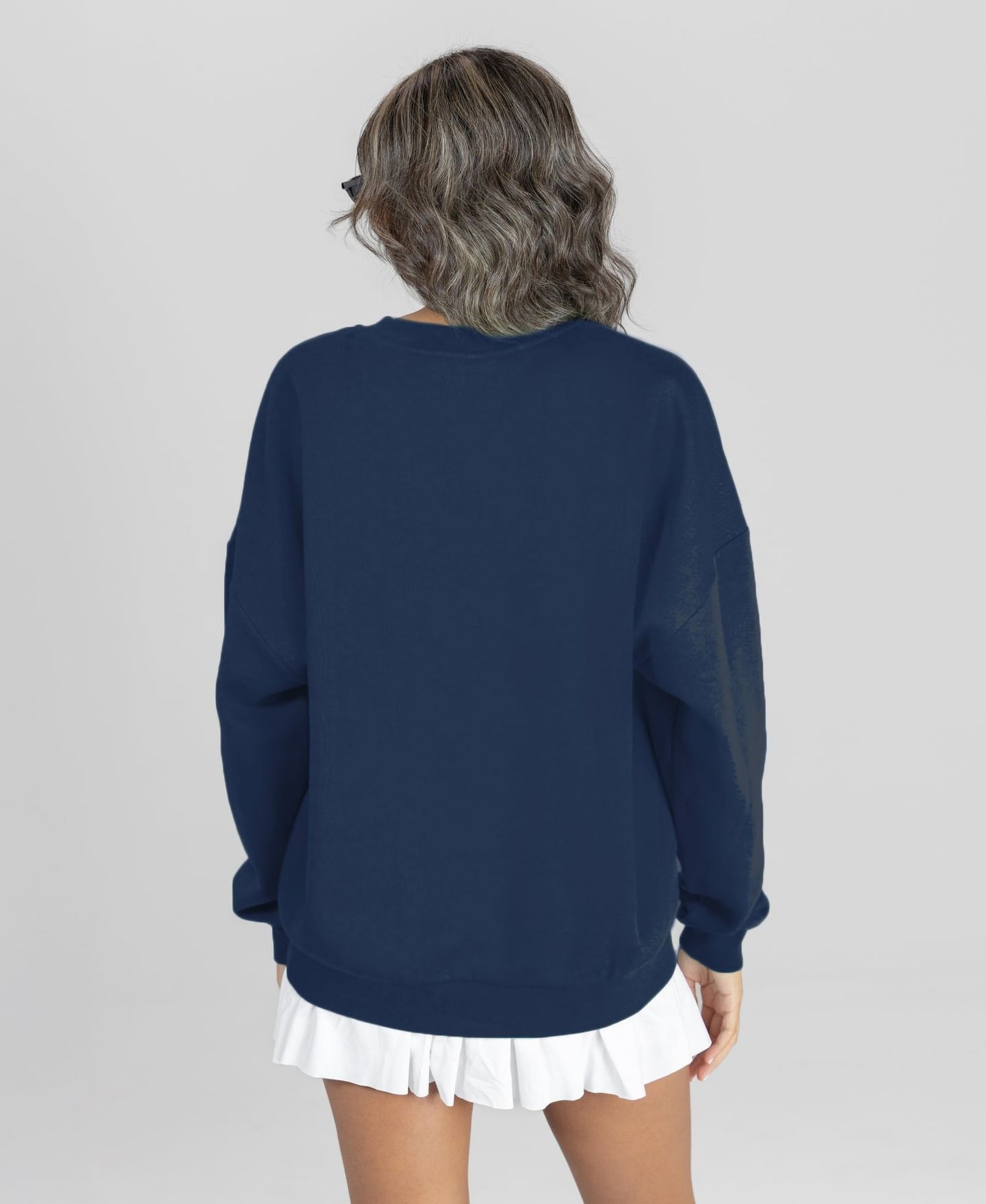 Женская толстовка Gameday Couture Navy Michigan Wolverines Legacy Club Oversized Premium Fleece — фото 2