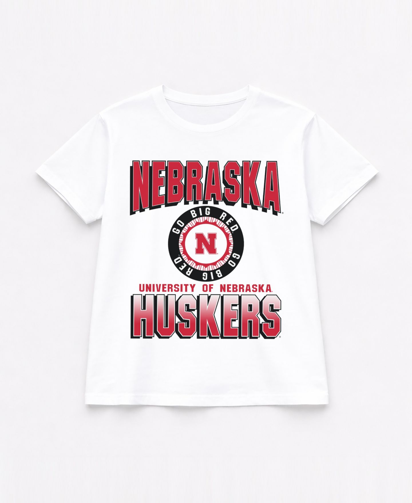 Женская футболка Gameday Couture White Nebraska Huskers All-Time Classic Oversized Flowy — фото 5