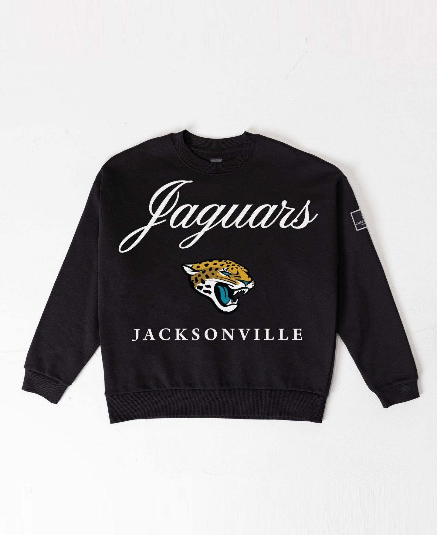 Женская толстовка Gameday Couture Black Jacksonville Jaguars Legacy Club Premium Fleece Drop Shoulder Oversized — фото 6