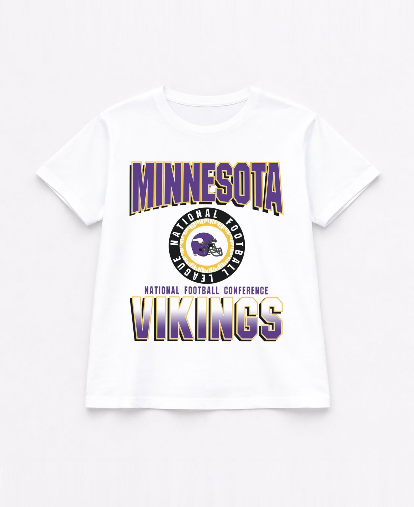 Женская футболка Gameday Couture White Minnesota Vikings Oversized All-Time Classic Flowy — фото 6