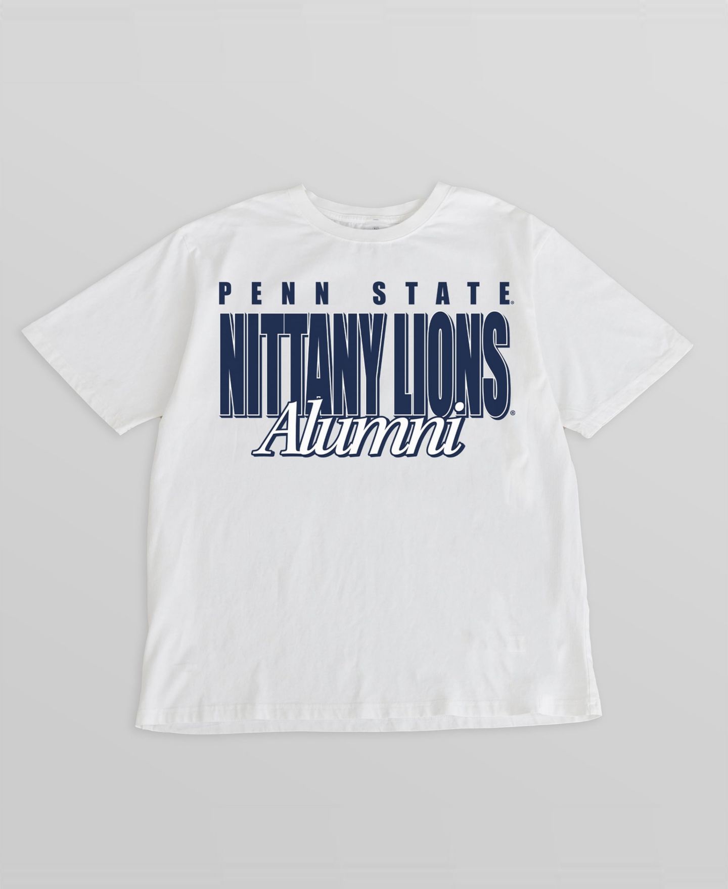 Женская футболка Gameday Couture Cream Penn State Nittany Lions Alumni Era Oversized — фото 4