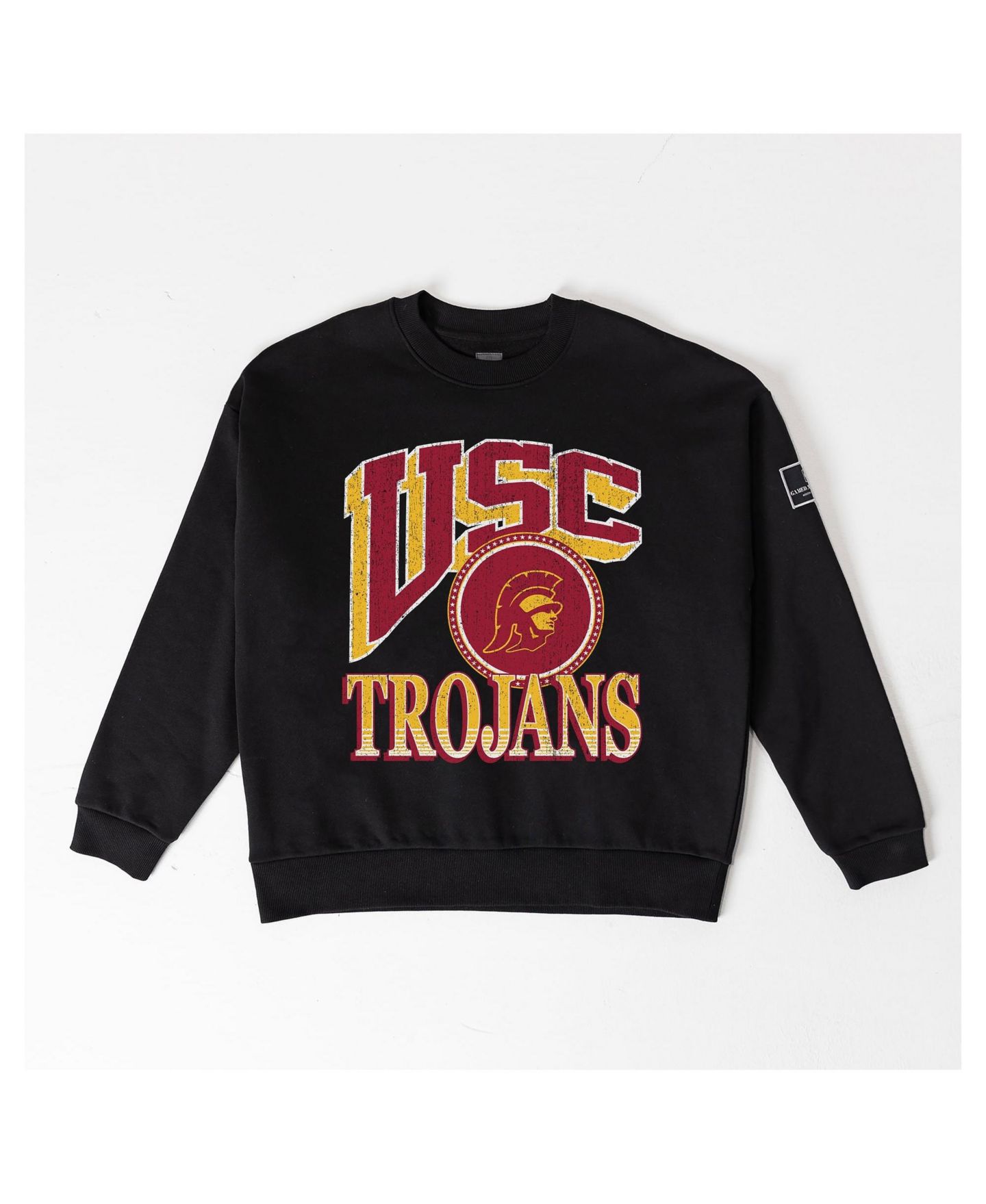 Женская толстовка Gameday Couture Black USC Trojans Victory Black Label Premium Drop Shoulder — фото 6