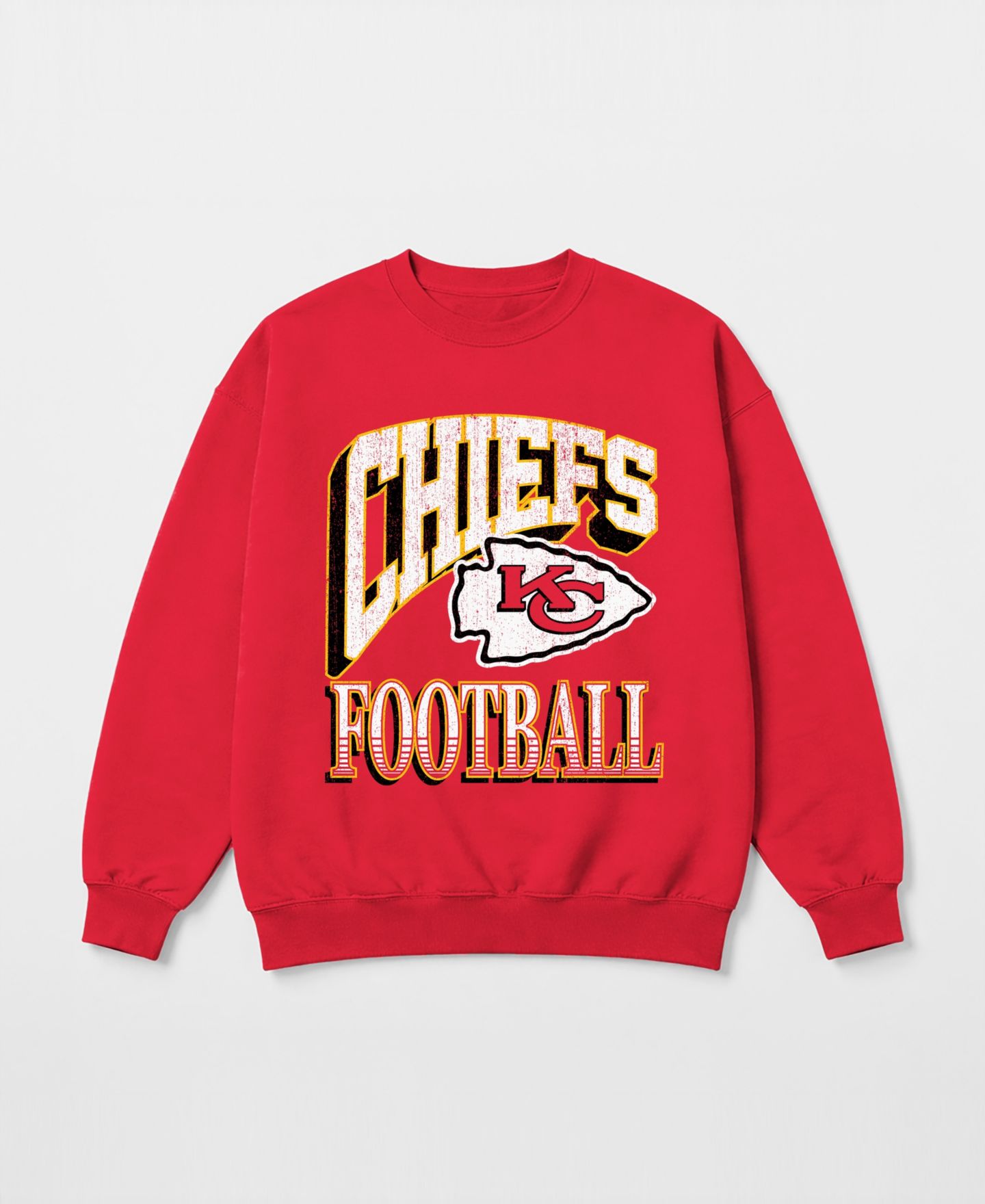 Женская толстовка Gameday Couture Red Kansas City Chiefs Main Character Oversized Premium Drop Shoulder — фото 5