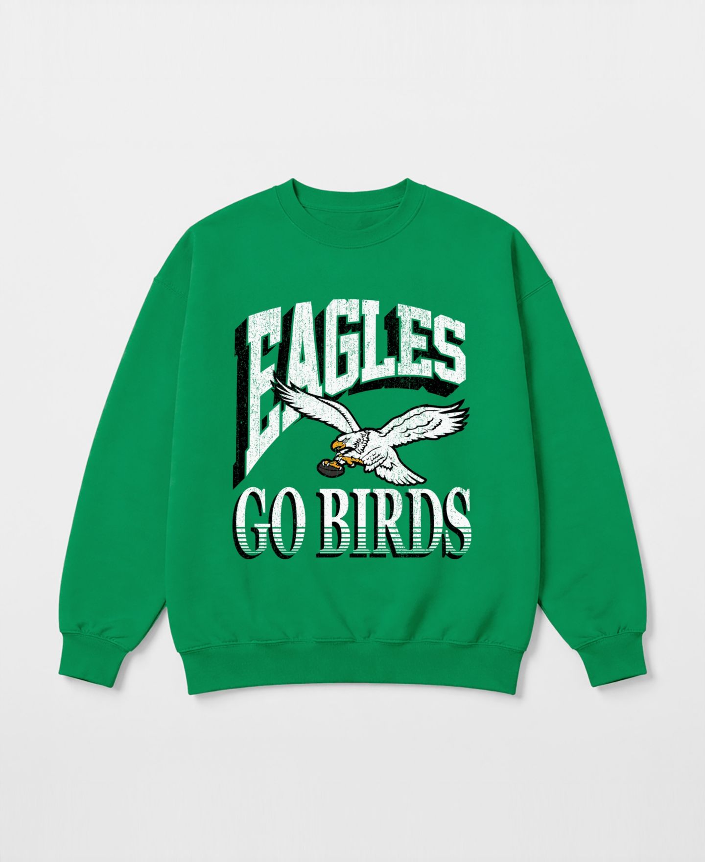 Женская толстовка Gameday Couture Kelly Green Philadelphia Eagles Main Character Oversized Premium Drop Shoulder — фото 4