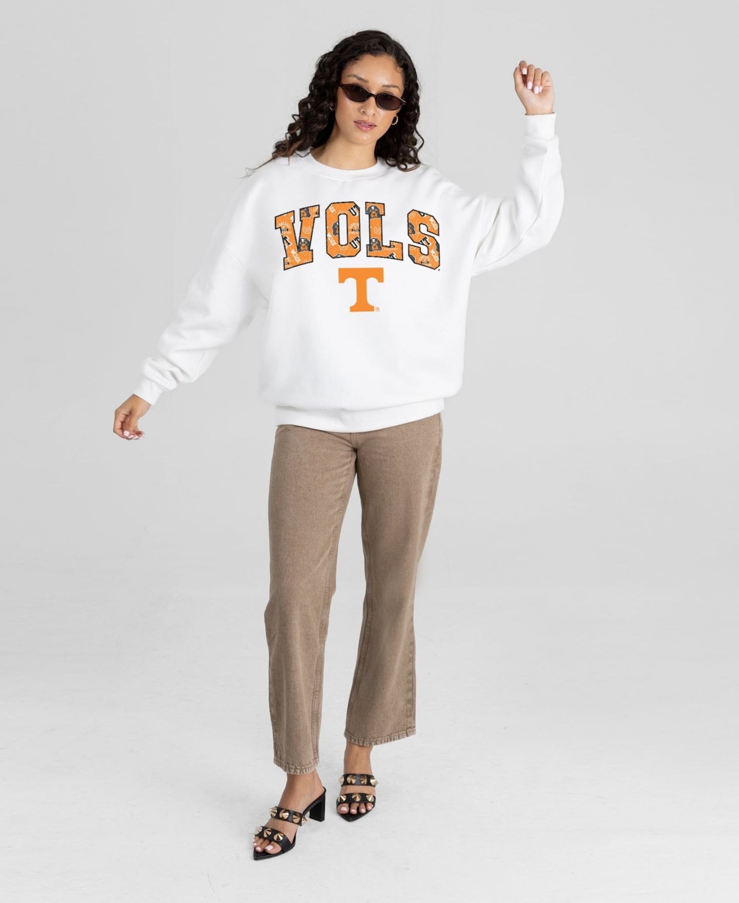 Женская толстовка Gameday Couture White Tennessee Volunteers Sweet Play — фото 3