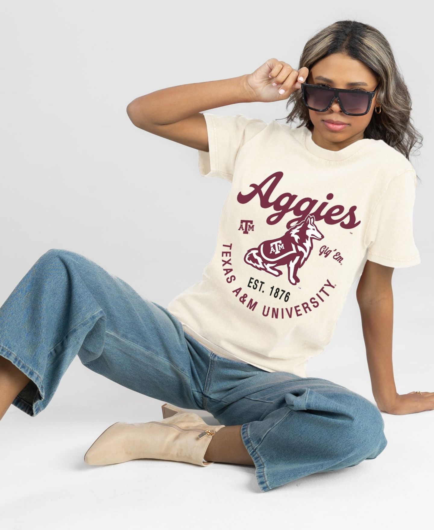 Женская футболка Gameday Couture Natural Texas A&M Aggies You Know Our Name — фото 4