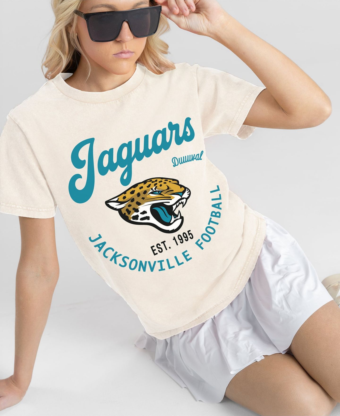 Женская футболка Gameday Couture Natural Jacksonville Jaguars You Know Our Name — фото 4