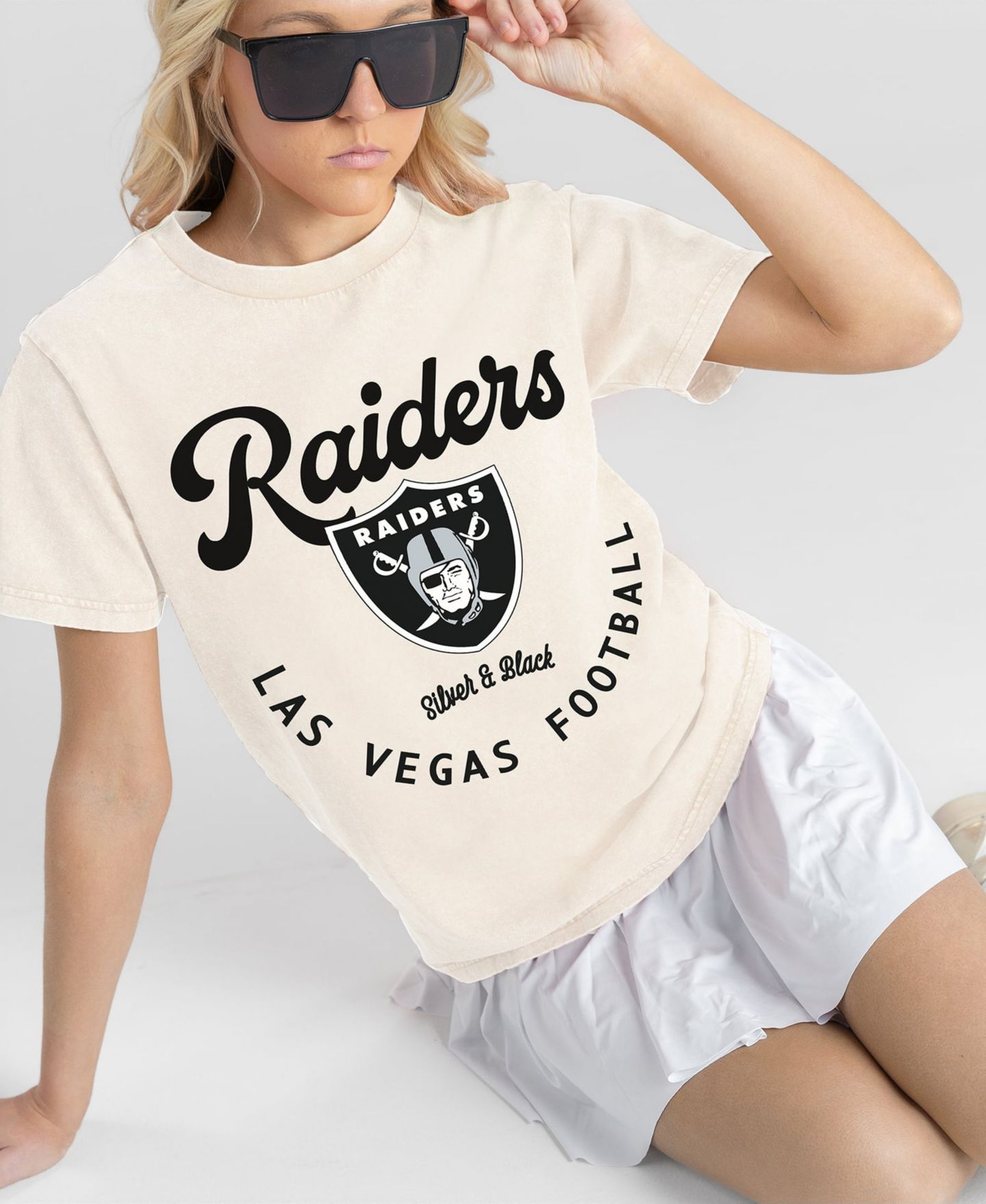Женская футболка Gameday Couture Natural Las Vegas Raiders You Know Our Name — фото 4
