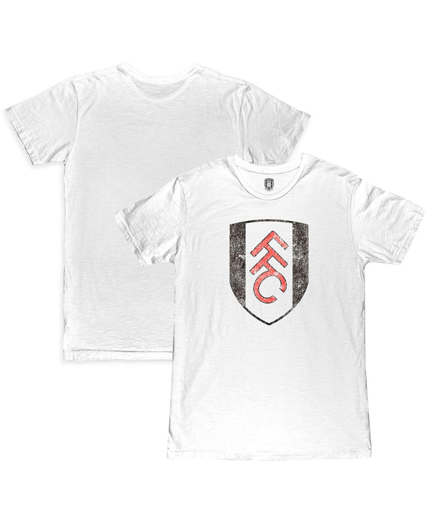 Мужская футболка 1863FC White Fulham Color Crest Slub — фото 1