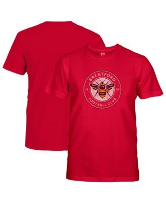 Big Boys' and Girls' Red Brentford FC Color Badge T-Shirt