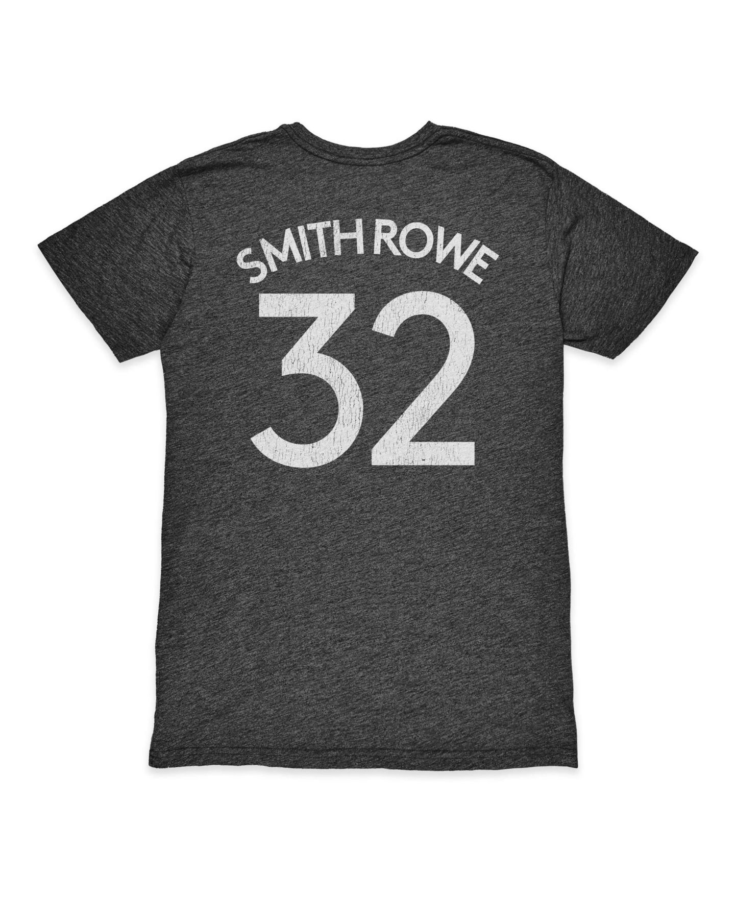 Мужская футболка 1863FC Emile Smith Rowe Black Fulham Retro Player Name & Number Tri-Blend — фото 3