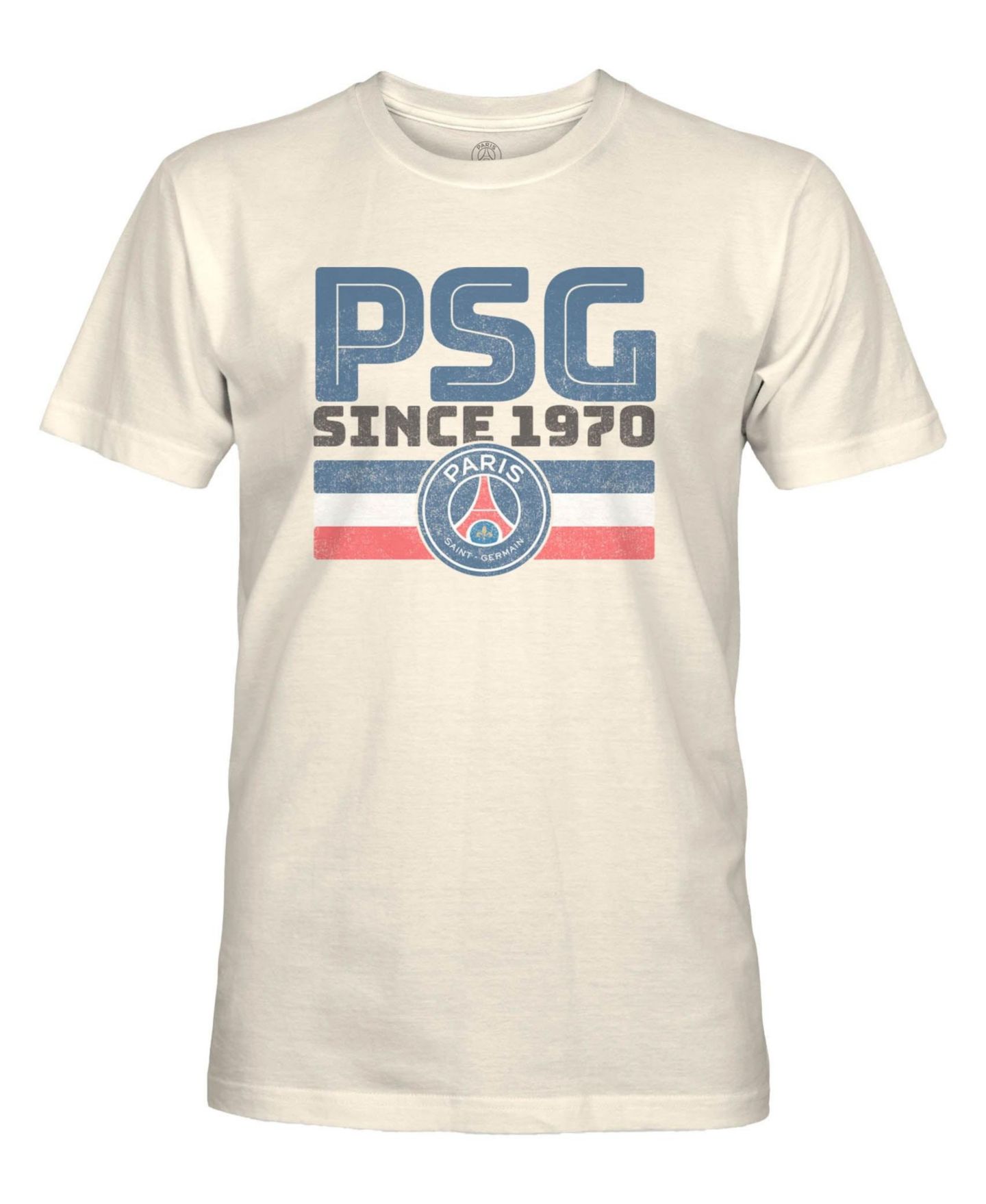 Мужская футболка 1863FC Tan Paris Saint-Germain Retro Stripes — фото 2