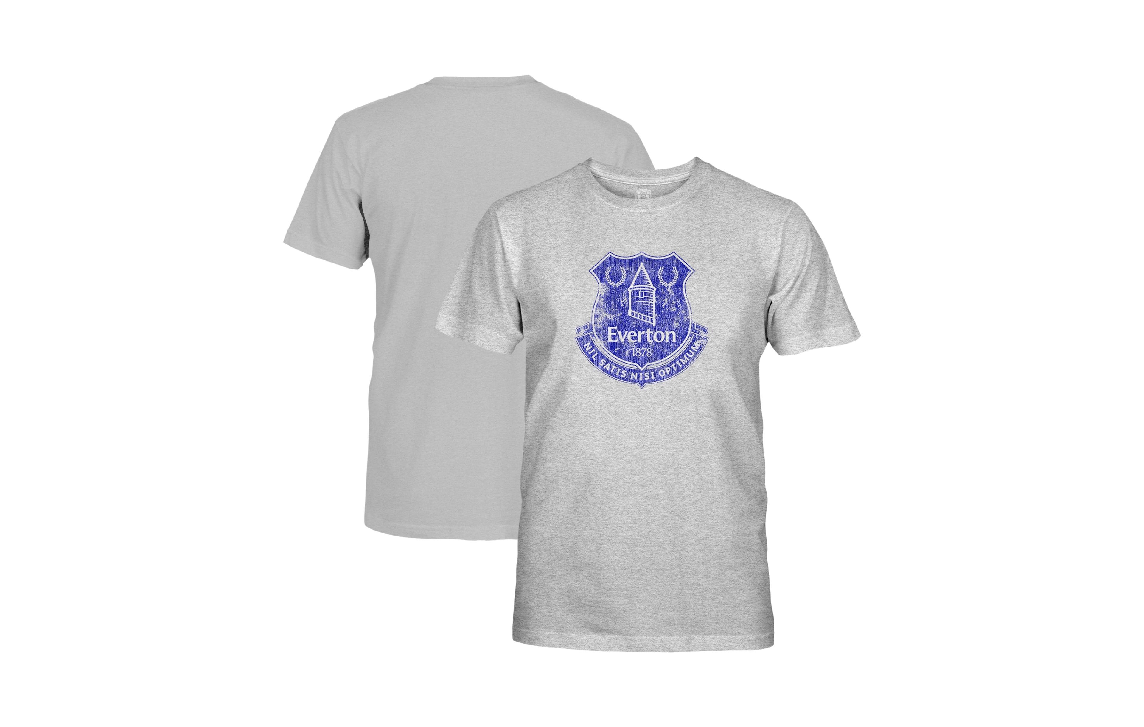 1863FC Big Boys' and Girls' Gray Everton Color Badge T-Shirt
