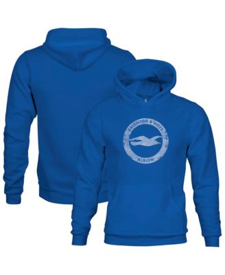 Big Boys' and Girls' Blue Brighton and Hove Albion Color Badge Fleece Pullover Hoodie